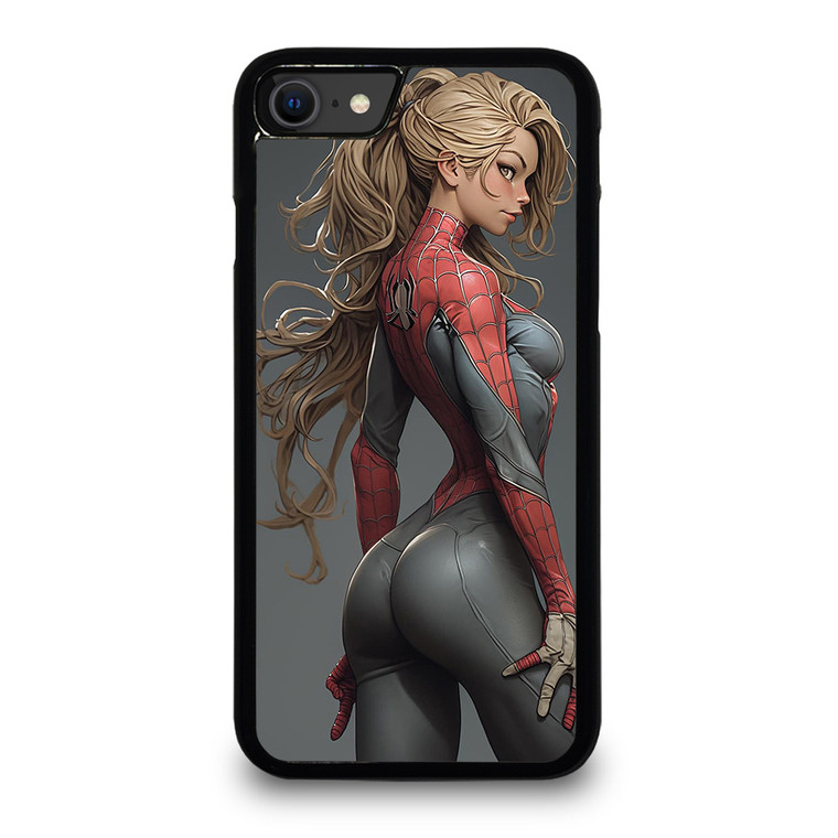 CARTOON SPIDER GIRL SEXY MARVEL COMICS iPhone SE 2020 Case Cover CARTOON SPIDER GIRL SEXY MARVEL COMICS iPhone SE 2020 Case Cover