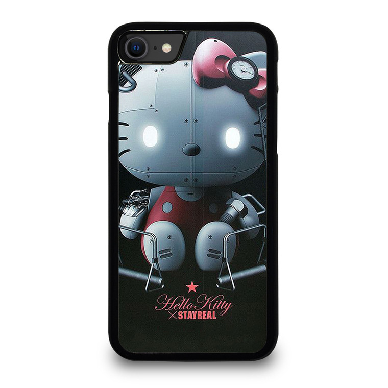 HELLO KITTY STAYREAL ROBOT iPhone SE 2020 Case Cover HELLO KITTY STAYREAL ROBOT iPhone SE 2020 Case Cover