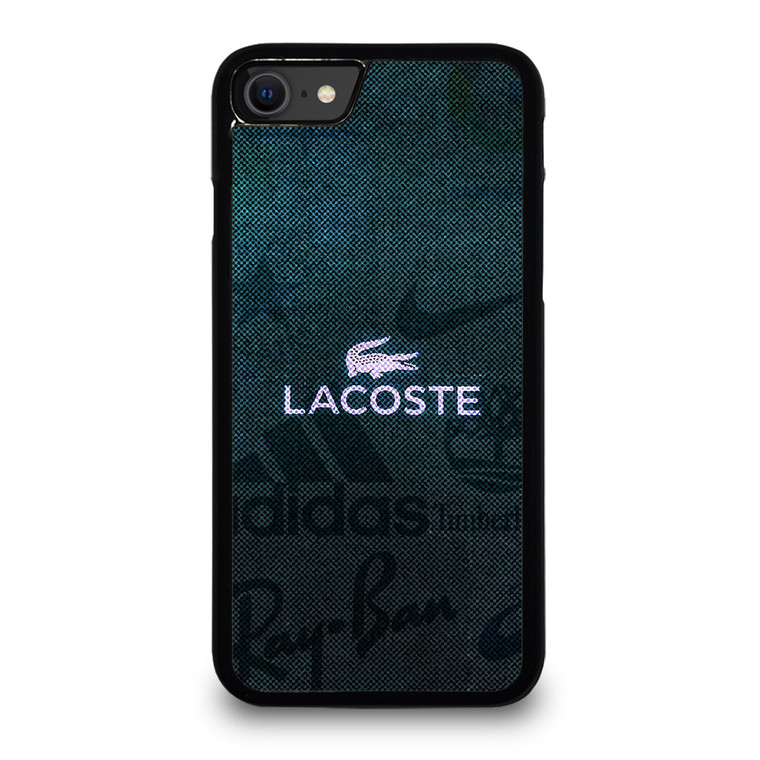 LACOSTE ADIDAS NIKE LOGO iPhone SE 2020 Case Cover