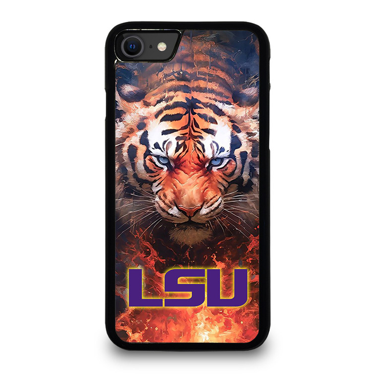 LSU TIGERS LOGO LOUISIANA STATE UNIVERSITY ICON iPhone SE 2020 Case Cover