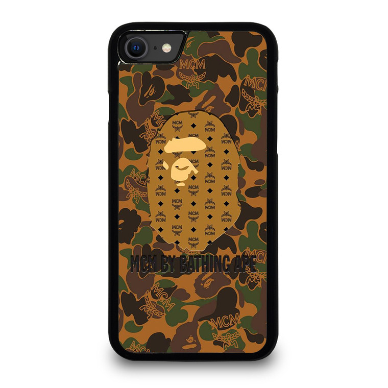 MCM BY BATHING APE CAMO iPhone SE 2020 Case Cover