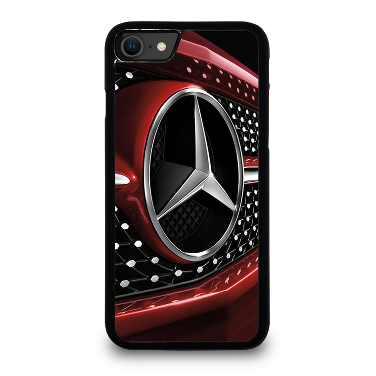 MERCEDES BENZ LOGO RED ICON iPhone SE 2020 Case Cover