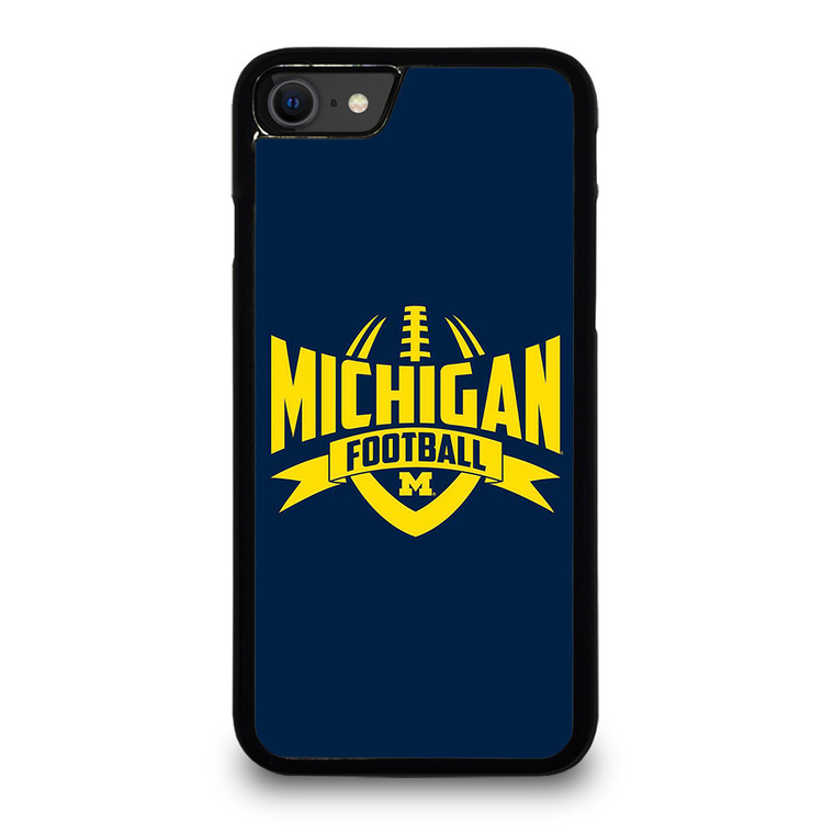 MICHIGAN WOLVERINES LOGO COLLEGE FOOTBALL TEAM iPhone SE 2020 Case Cover