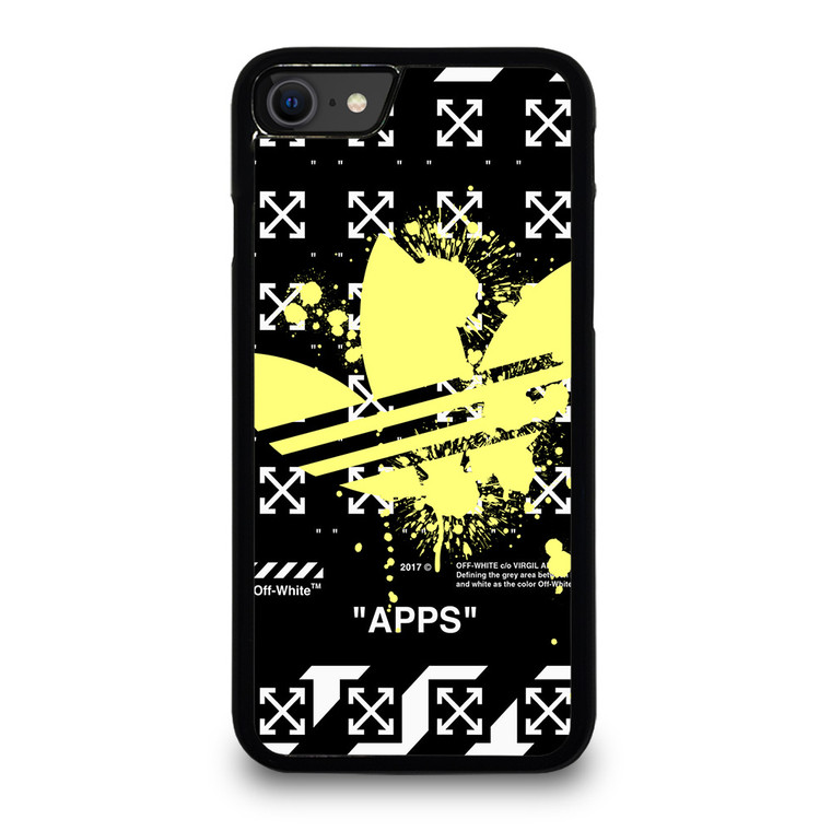 OFF WHITE X ADIDAS YELLOW iPhone SE 2020 Case Cover