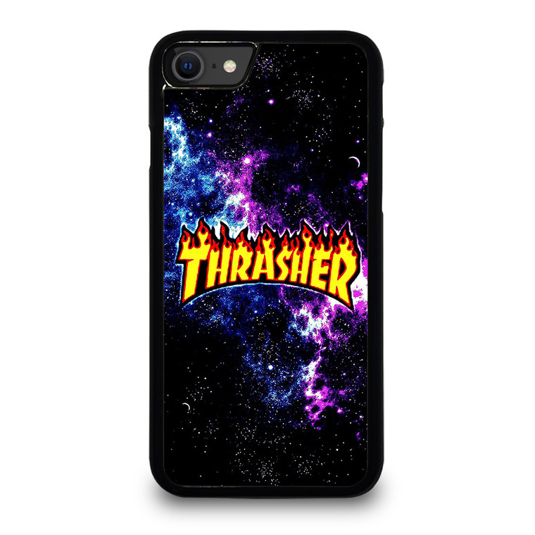 THRASHER LOGO NEBULA iPhone SE 2020 Case Cover