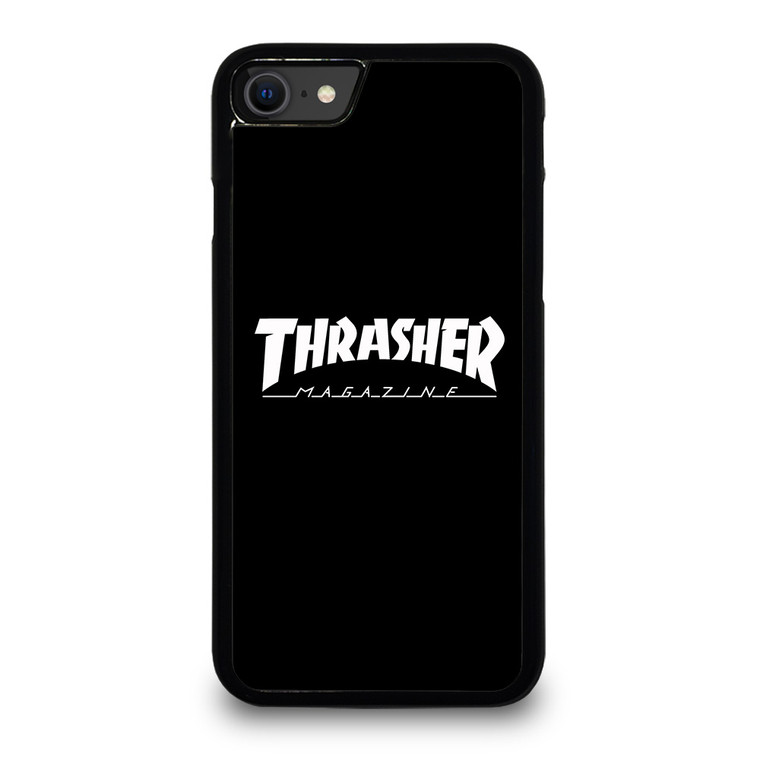 THRASHER SKATEBOARD MAGAZINE BLACK iPhone SE 2020 Case Cover