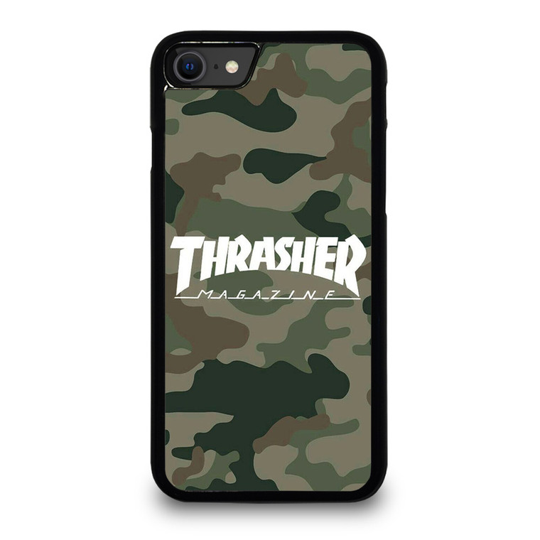 THRASHER SKATEBOARD MAGAZINE CAMO iPhone SE 2020 Case Cover