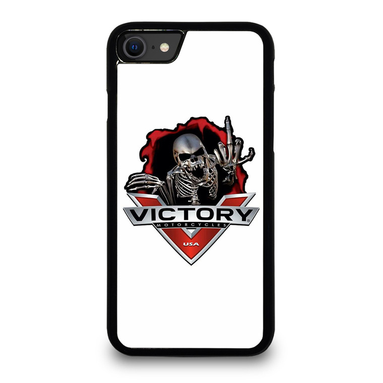 VICTORY MOTORCYCLE SKULL USA LOGO iPhone SE 2020 Case Cover