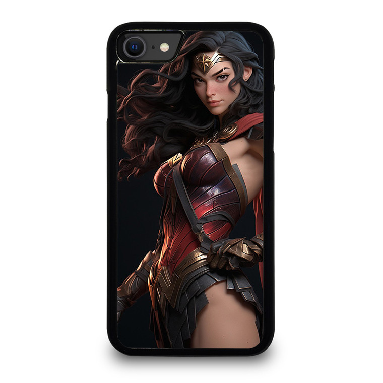 WONDER WOMAN DC COMIC BEAUTIFUL SUPERHERO iPhone SE 2020 Case Cover