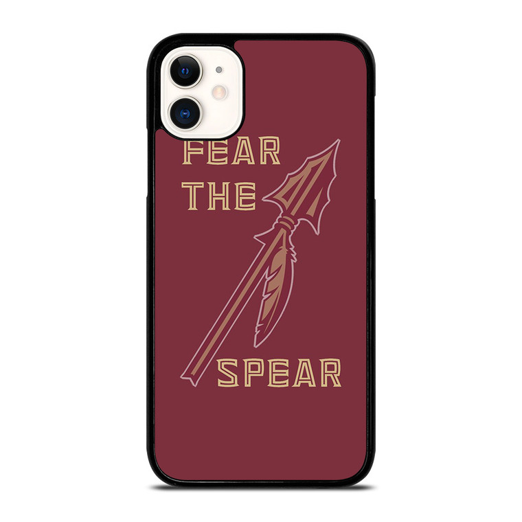 FLORIDA STATES UNIVERSITY FSU SEMINOLES LOGO FEAR THE SPEAR iPhone 11 Case Cover