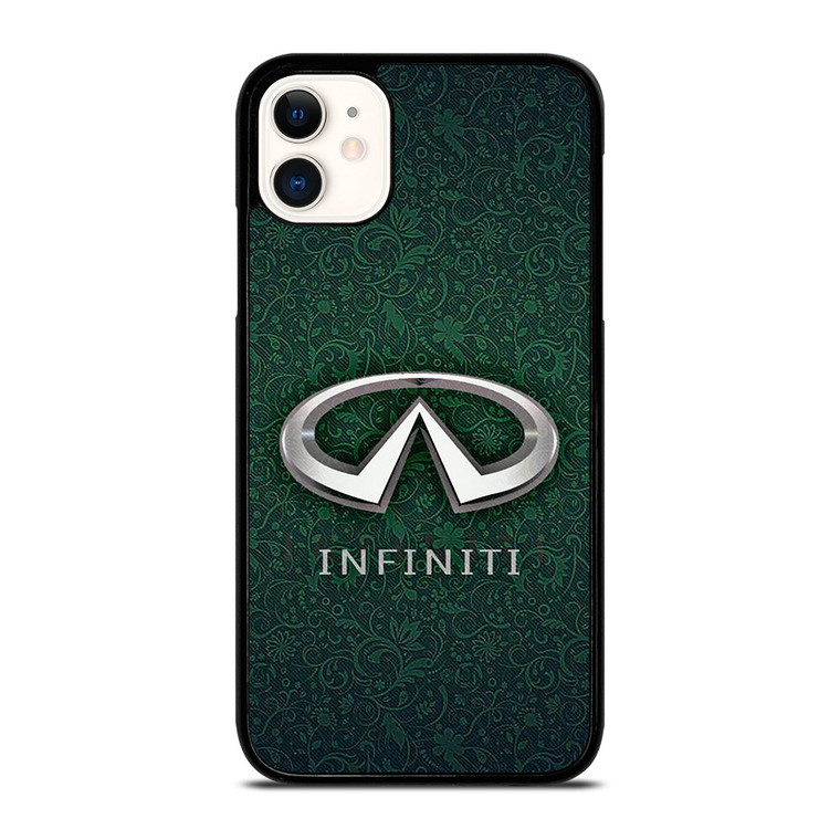 INFINITI CAR LOGO GREEN PATTERN iPhone 11 Case Cover