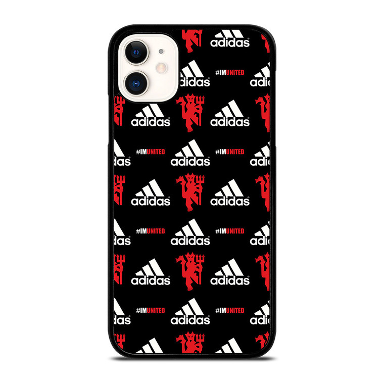 MANCHESTER UNITED ADIDAS PATTERN iPhone 11 Case Cover