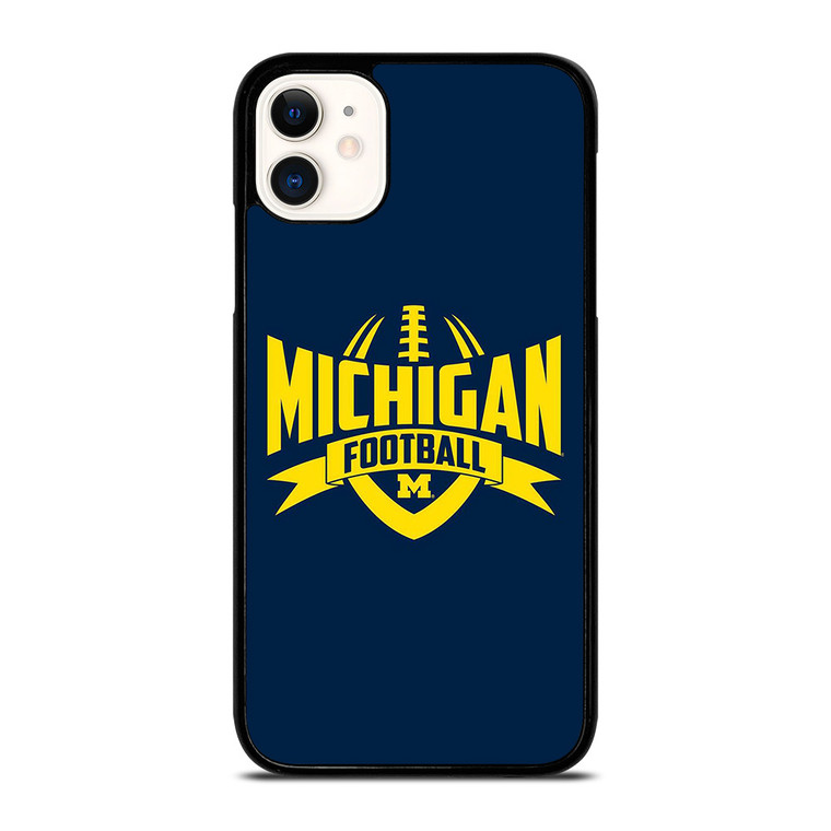 MICHIGAN WOLVERINES LOGO COLLEGE FOOTBALL TEAM iPhone 11 Case Cover