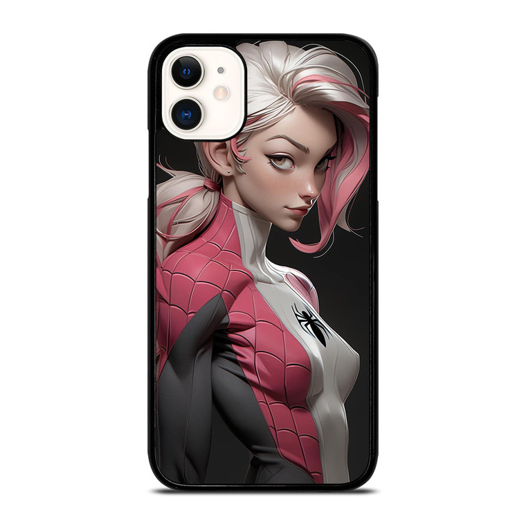 SEXY SPIDER GIRL MARVEL COMICS CARTOON iPhone 11 Case Cover