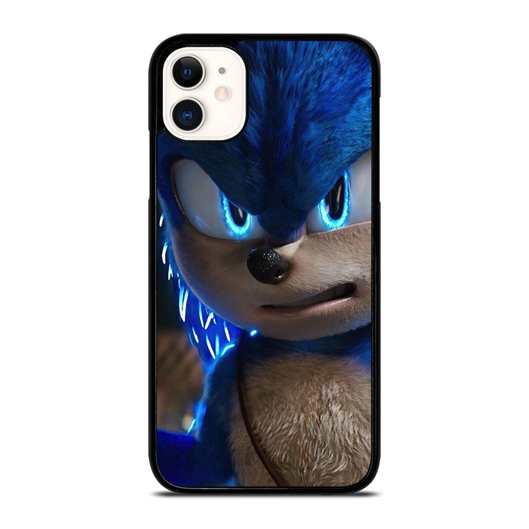 SONIC THE HEDGEHOG MOVIE FURIOUS FACE iPhone 11 Case Cover