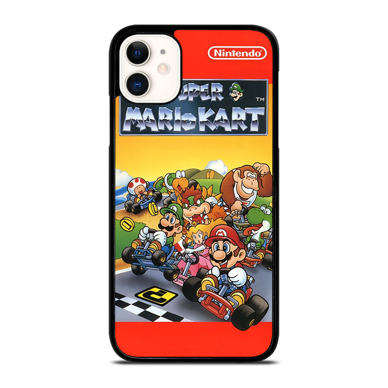 SUPER MARIO KART BROSS GAMES NINTENDO POSTER iPhone 11 Case Cover
