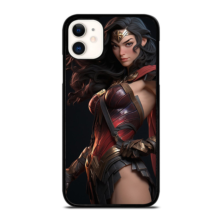 WONDER WOMAN DC COMIC BEAUTIFUL SUPERHERO iPhone 11 Case Cover