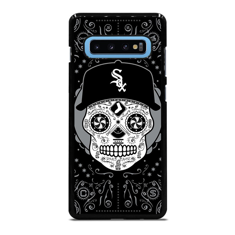 CHICAGO WHITE SOX LOGO SKULL ART Samsung Galaxy S10 Plus Case Cover
