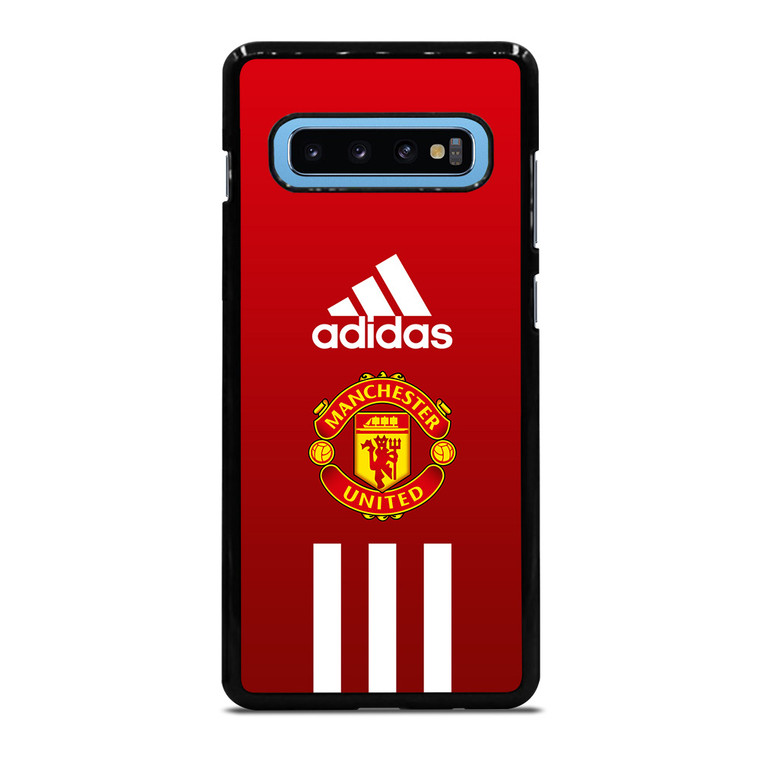 MANCHESTER UNITED FC ADIDAS STRIPES Samsung Galaxy S10 Plus Case Cover