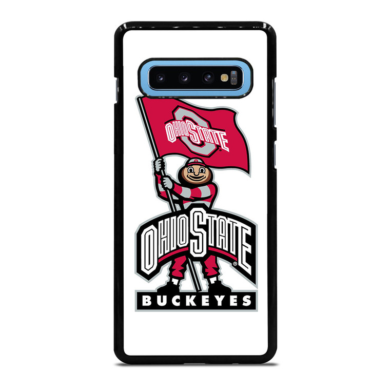 OHIO STATE BUCKEYES LOGO FOOTBALL MASKOT Samsung Galaxy S10 Plus Case Cover