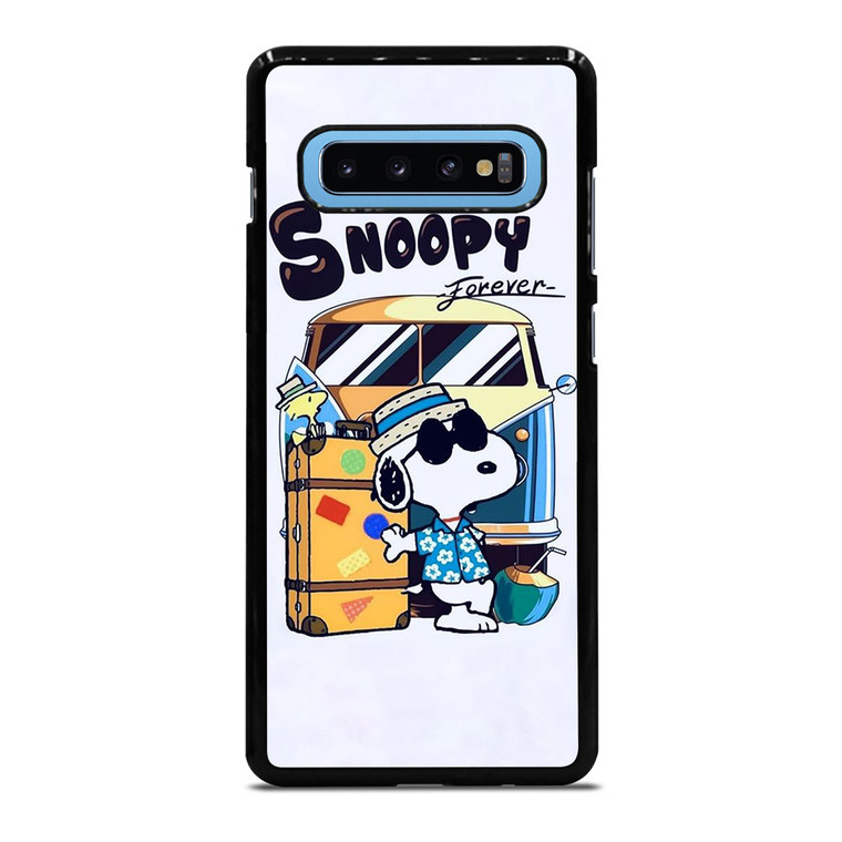 SNOOPY THE PEANUTS CHARLIE BROWN CARTOON FOREVER Samsung Galaxy S10 Plus Case Cover