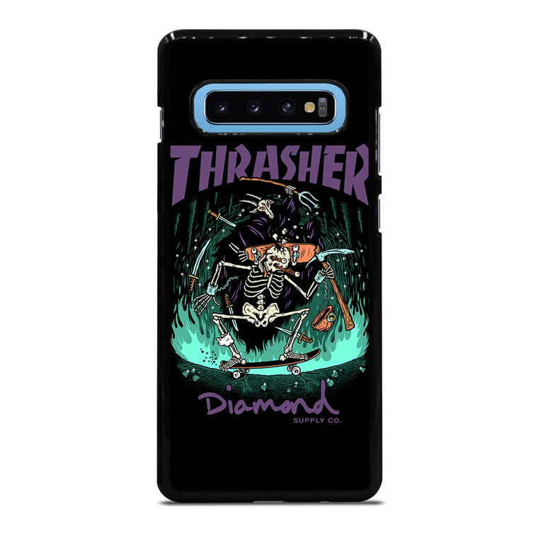 THRASHER DIAMOND SUPPLY CO Samsung Galaxy S10 Plus Case Cover