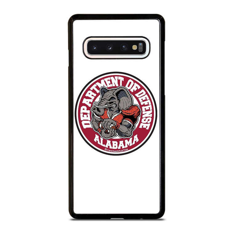 ALABAMA CRIMSON TIDE BAMA LOGO DEFENCE DEPARTMENT Samsung Galaxy S10 Case Cover