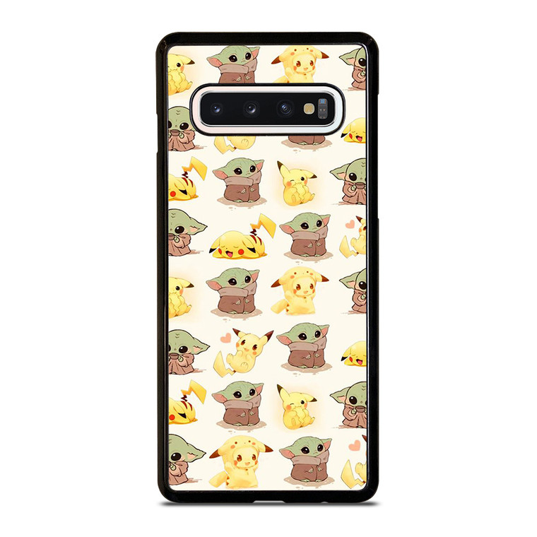 BABY YODA STAR WARS PIKACHU POKEMON Samsung Galaxy S10 Case Cover