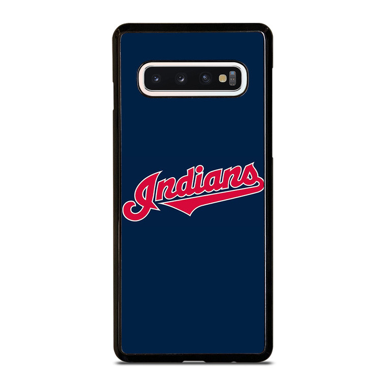 CLEVELAND INDIANS BASEBALL TEAM LOGO ICON Samsung Galaxy S10 Case Cover