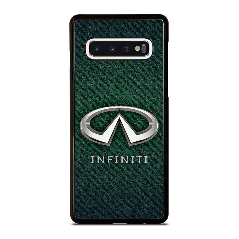 INFINITI CAR LOGO GREEN PATTERN Samsung Galaxy S10 Case Cover