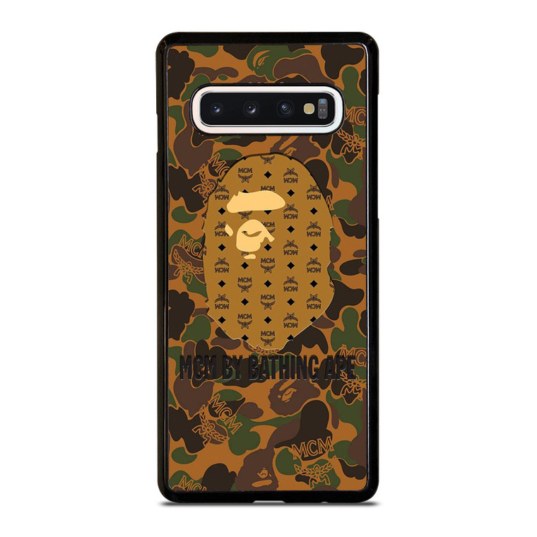 MCM BY BATHING APE CAMO Samsung Galaxy S10 Case Cover
