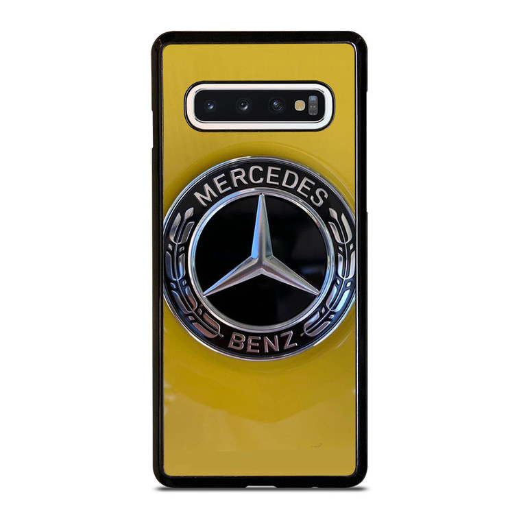 MERCEDES BENZ CAR LOGO YELLOW ICON Samsung Galaxy S10 Case Cover