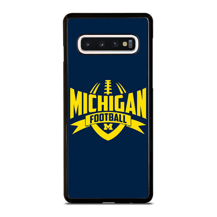 MICHIGAN WOLVERINES LOGO COLLEGE FOOTBALL TEAM Samsung Galaxy S10 Case Cover
