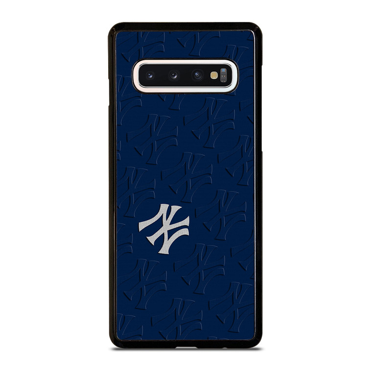 NEW YORK YANKEES ICON LOGO BASEBALL BLUE Samsung Galaxy S10 Case Cover