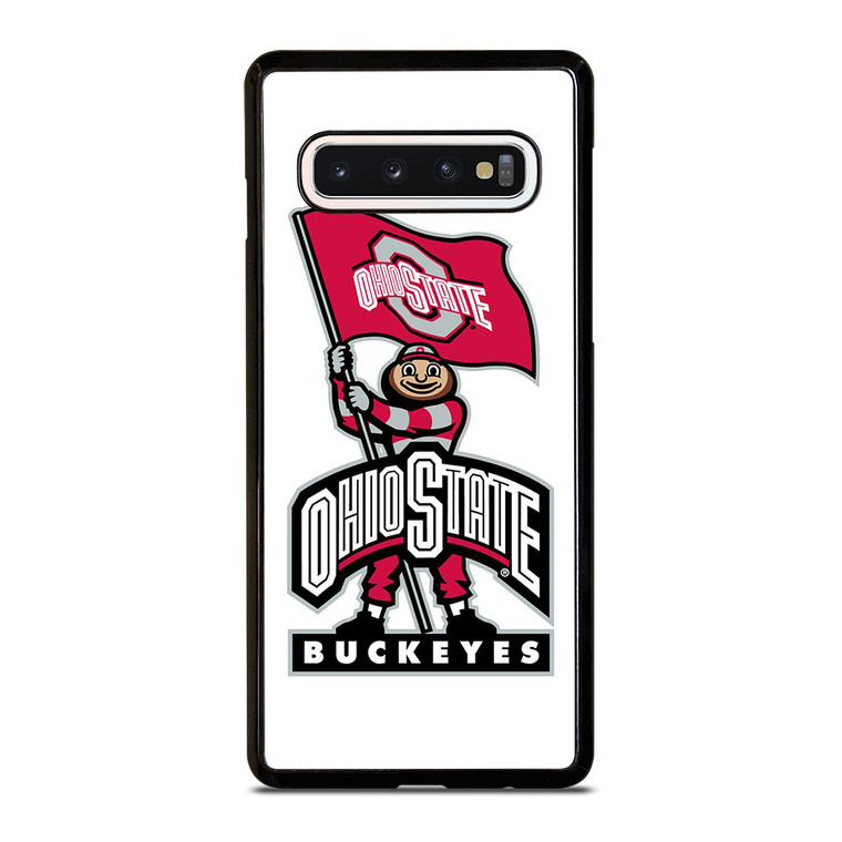OHIO STATE BUCKEYES LOGO FOOTBALL MASKOT Samsung Galaxy S10 Case Cover