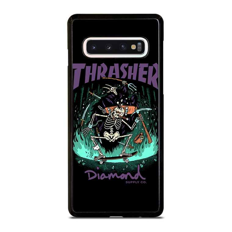 THRASHER DIAMOND SUPPLY CO Samsung Galaxy S10 Case Cover