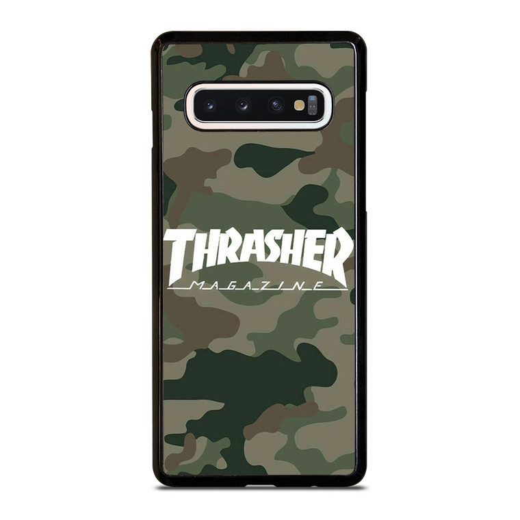 THRASHER SKATEBOARD MAGAZINE CAMO Samsung Galaxy S10 Case Cover