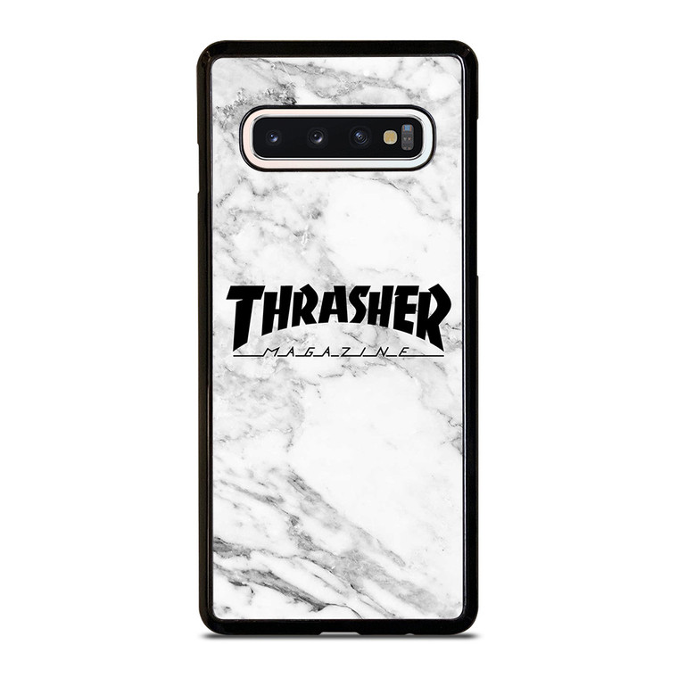 THRASHER SKATEBOARD MAGAZINE LOGO MARBLE Samsung Galaxy S10 Case Cover