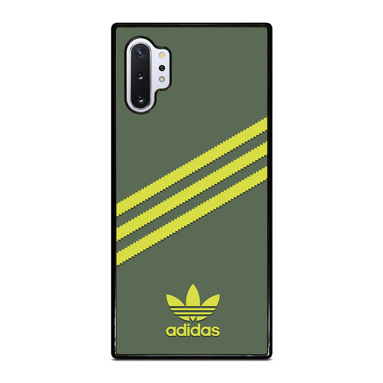 ADIDAS ORIGINALS STRIPES GREEN YELLOW Samsung Galaxy Note 10 Plus Case Cover