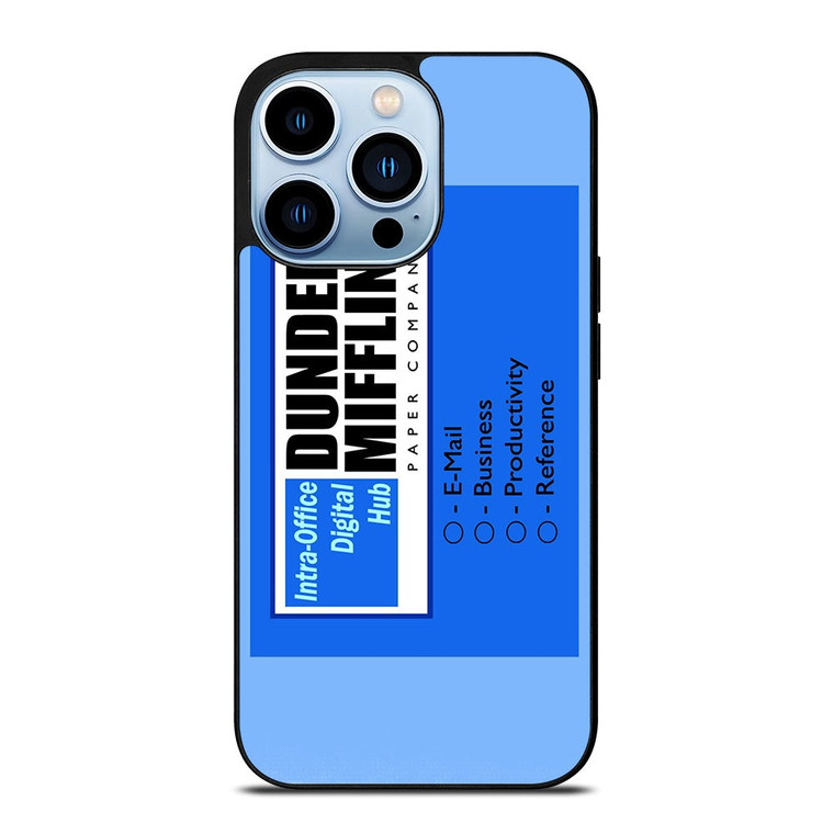 DUNDER MIFFLIN INTRA OFFICE DIGITAL HUB LOGO iPhone 13 Pro Max Case Cover