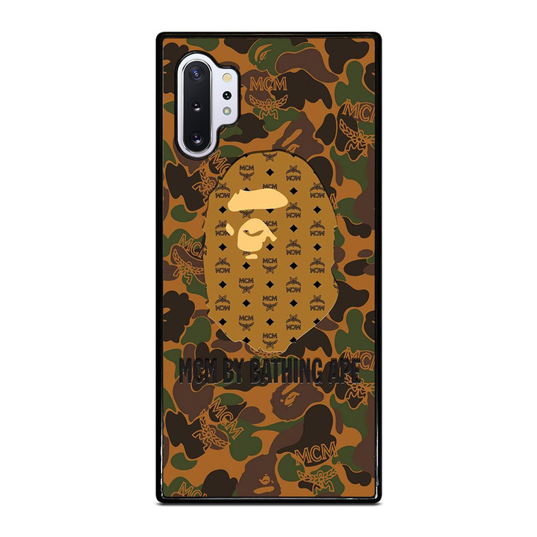 MCM BY BATHING APE CAMO Samsung Galaxy Note 10 Plus Case Cover