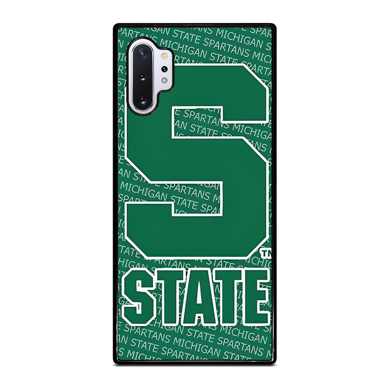 MICHIGAN STATE SPARTANS LOGO FOOTBALL EMBLEM Samsung Galaxy Note 10 Plus Case Cover