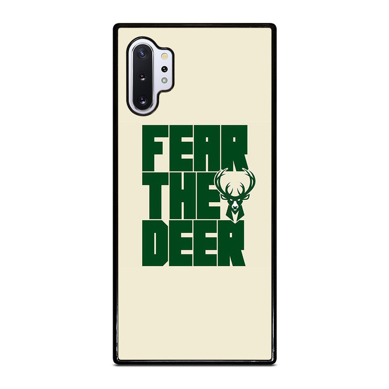 MILWAUKEE BUCKS LOGO BASKETBALL FEAR THE DEER Samsung Galaxy Note 10 Plus Case Cover