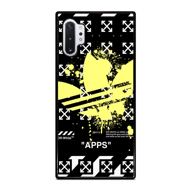 OFF WHITE X ADIDAS YELLOW Samsung Galaxy Note 10 Plus Case Cover