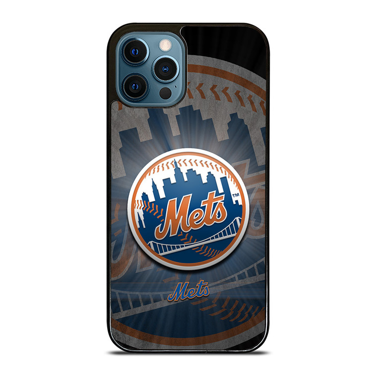 NEW YORK METS MLB LOGO iPhone 12 Pro Max Case Cover