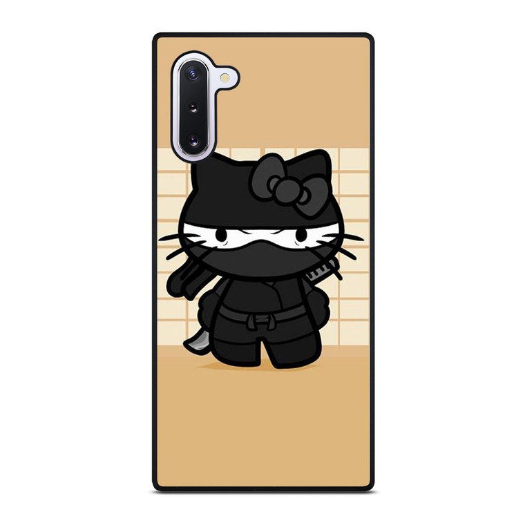 BLACK NINJA HELLO KITTY NINJA Samsung Galaxy Note 10 Case Cover