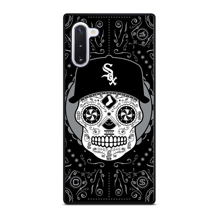 CHICAGO WHITE SOX LOGO SKULL ART Samsung Galaxy Note 10 Case Cover