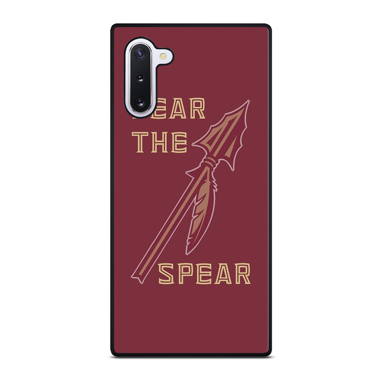 FLORIDA STATES UNIVERSITY FSU SEMINOLES LOGO FEAR THE SPEAR Samsung Galaxy Note 10 Case Cover