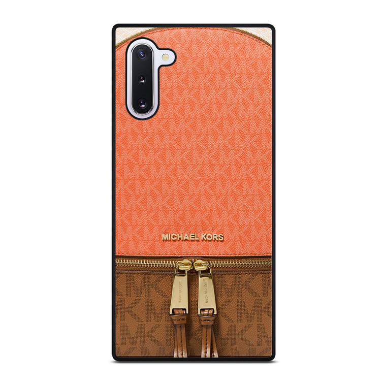 MICHAEL KORS MK LOGO BACKPACK ORANGE BAG Samsung Galaxy Note 10 Case Cover