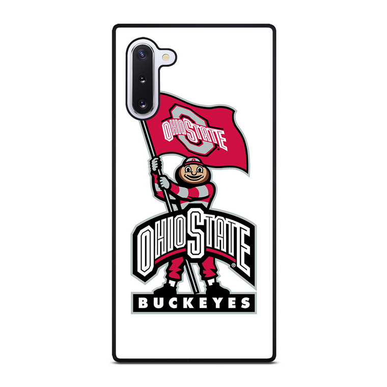 OHIO STATE BUCKEYES LOGO FOOTBALL MASKOT Samsung Galaxy Note 10 Case Cover